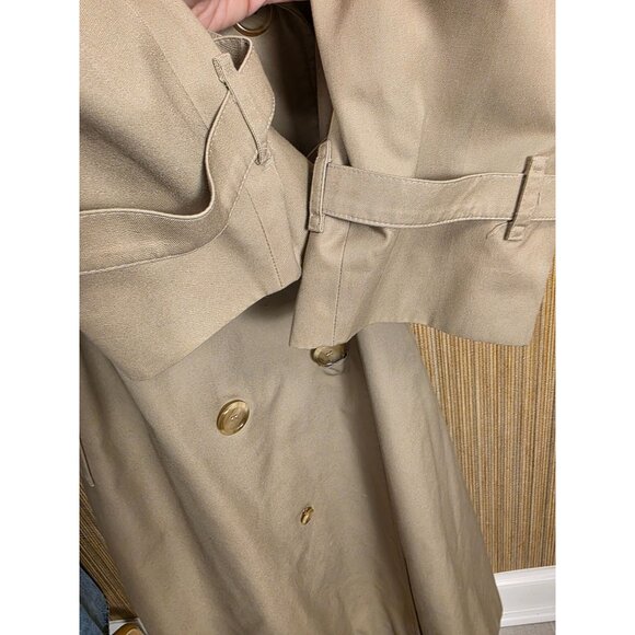 Burberrys Burberry Women's Authentic Vintage Tan Trench Coat Nova Check 38S - Picture 10 of 16